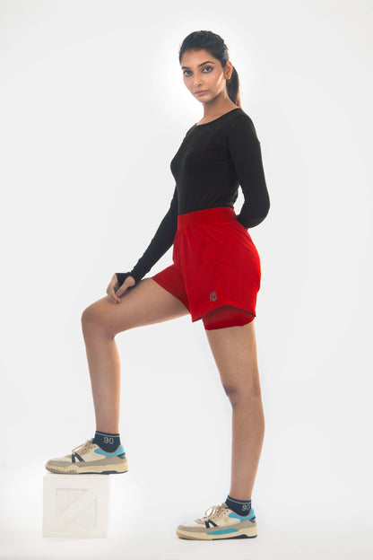 The Performance Shorts | Women’s Double-Layer Shorts with Side Pocket