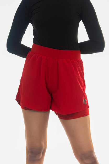 The Performance Shorts | Women’s Double-Layer Shorts with Side Pocket