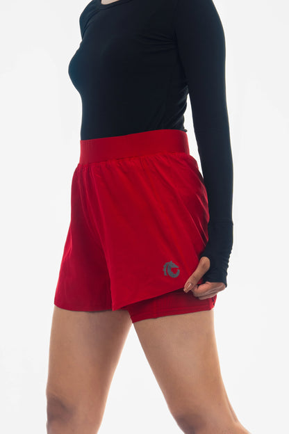 The Performance Shorts | Women’s Double-Layer Shorts with Side Pocket