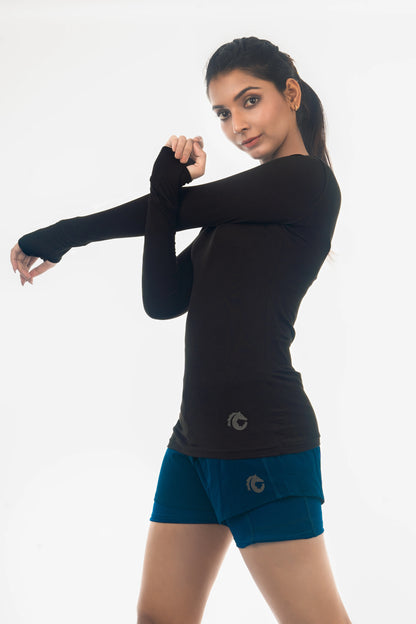 GS- The Cover | Women’s Thumbholes Full Sleeves T-Shirt