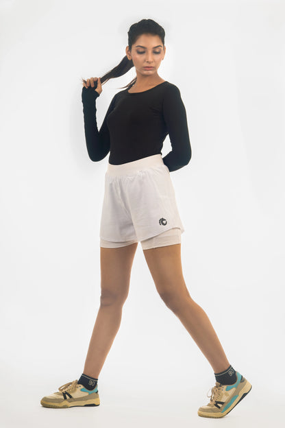 The Performance Shorts | Women’s Double-Layer Shorts with Side Pocket