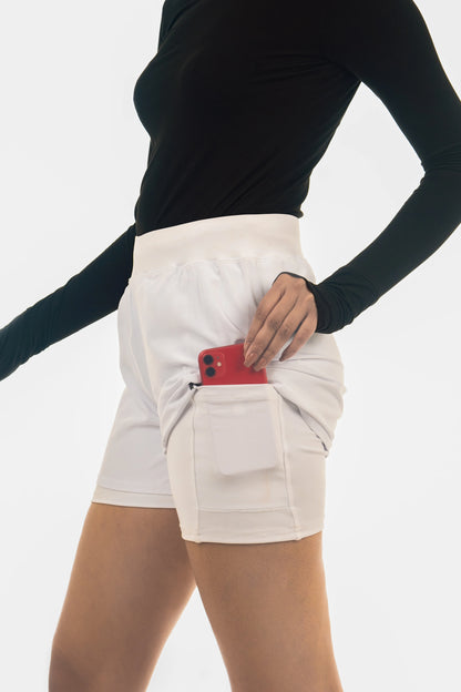 The Performance Shorts | Women’s Double-Layer Shorts with Side Pocket